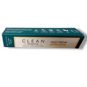 NEW Clean Reserve H2Eau Golden Citrus EDP Rollerball 5ml 0.17oz Floral Marine